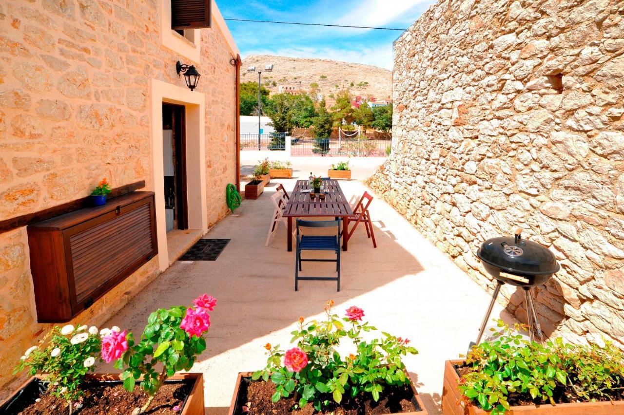 Casa Piedra Villa Halki Island Exteriör bild